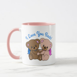 Ich Liebe dir Teddybären, die umarmt sind Tasse