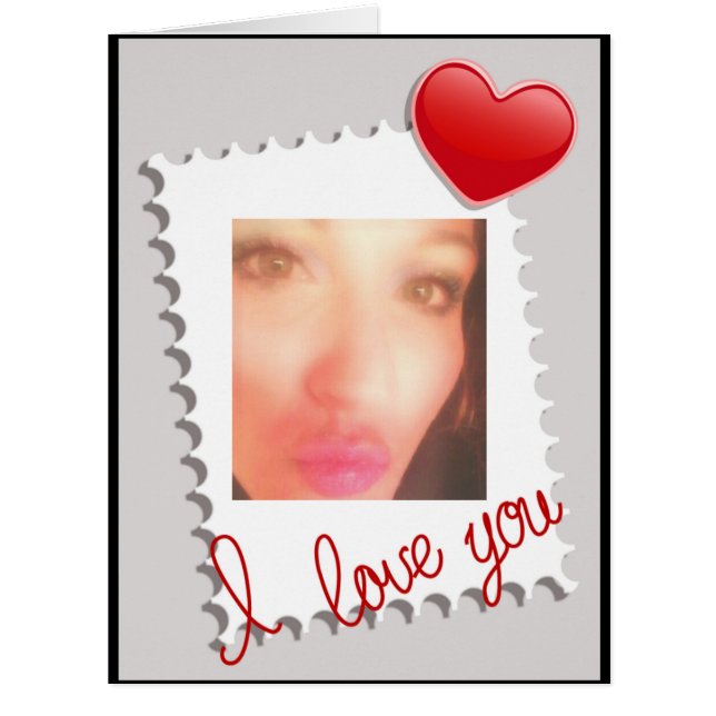 Ich Liebe dir Valentinstag Foto (Vorderseite)