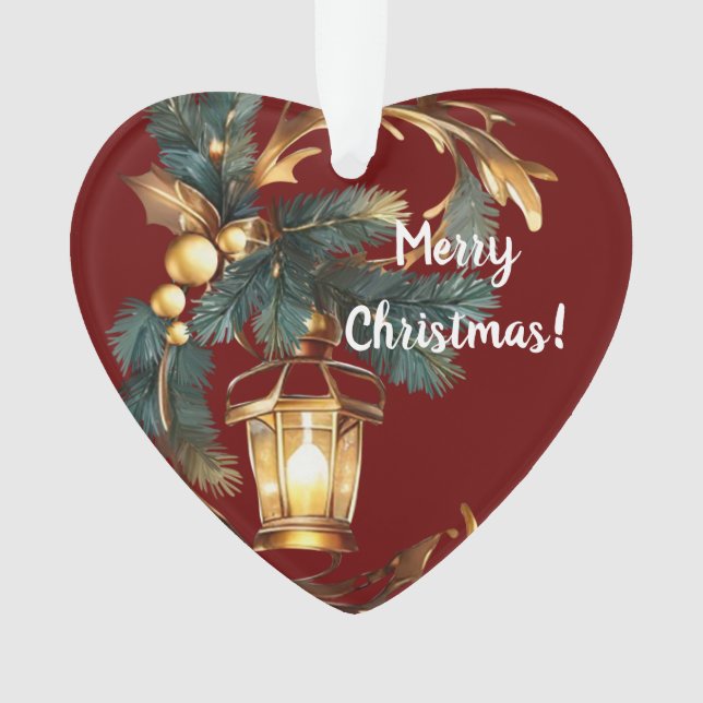 Ich Liebe dir Weihnachten Ornament (Vorderseite)