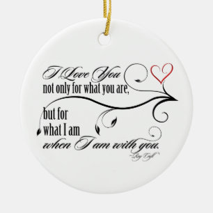 Ich Liebe dir Weihnachtsschmuck