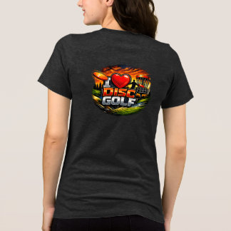Ich liebe Discgolf Tri-Blend Shirt