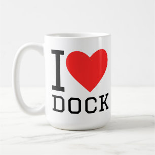 Ich liebe Dock Kaffeetasse