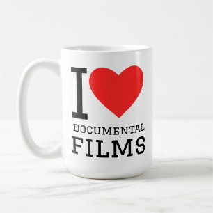 Ich liebe Dokumentarfilme Kaffeetasse