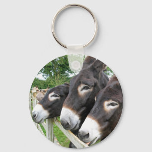 Ich Liebe Donkeys! Schlüsselanhänger