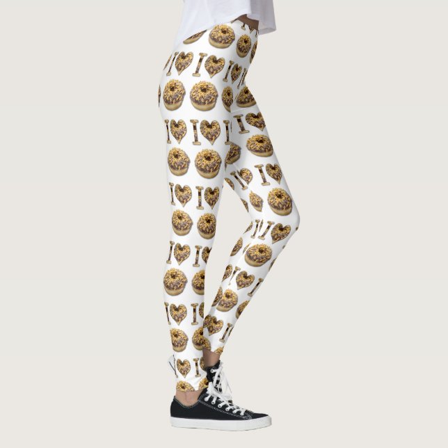 Ich liebe Donuts Leggings (Rechts)