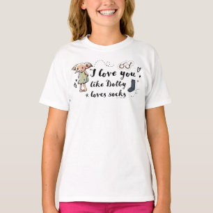 Ich Liebe, du magst Dobby Lieben Socken T-Shirt