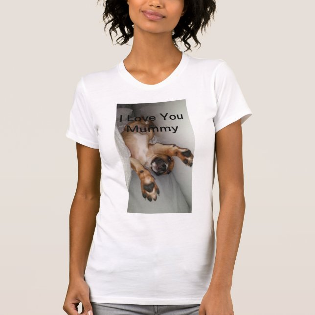 Ich Liebe, du Mama T-Shirt (Vorderseite)