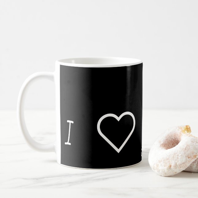 Ich Liebe, du Mumsy! Kaffeetasse (Mit Donut)