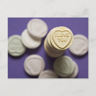 Ich Liebe, du Süßes Postkarte