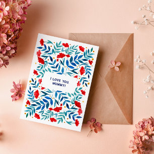 Ich Liebe, du wärst magischer Garten Muttertagskar Feiertagskarte