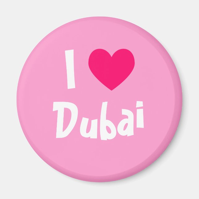 Ich liebe Dubai Magnet (Vorne)