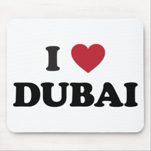 Ich liebe Dubai Vereinigte Arabische Emirate Mousepad
