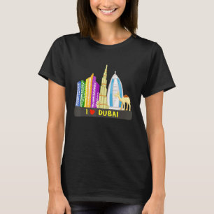 Ich liebe Dubai Vereinigte Arabische Emirate Wolke T-Shirt