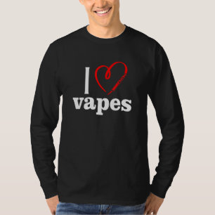 Ich liebe E-Zigaretten T-Shirt