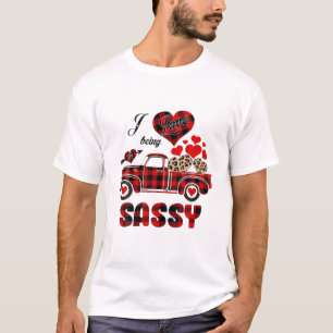Ich Liebe, ein leiser roter LKW-Herzschlag für C z T-Shirt