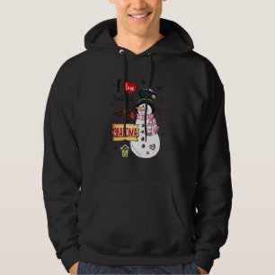 Ich Liebe ein Oma Snowman Weihnachten Funny Xma zu Hoodie