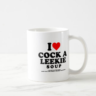 Ich liebe eine Leekie-Suppe schottische Hühnchen-L Kaffeetasse