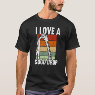 Ich Liebe einen guten Tropfen Rollercoaster T-Shirt
