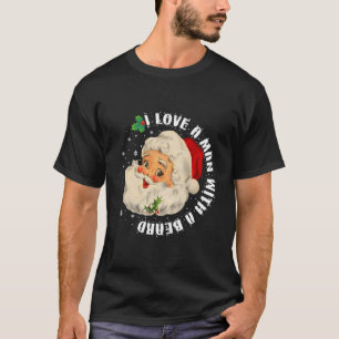 Ich Liebe einen Mann mit einem Bart Weihnachtsgesc T-Shirt