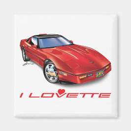 ICH LIEBE EINZIGARTIGE AUTODESIGN MAGNET