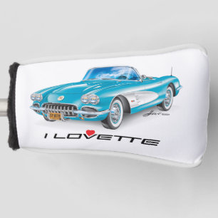 Ich liebe einzigartiges Auto-Design Golf Kopfbedec Headcover