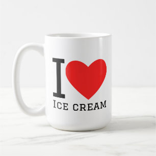 Ich liebe Eiscreme Kaffeetasse