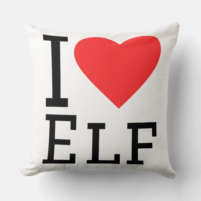 Ich liebe Elf Kissen (Vorderseite)