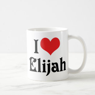Ich liebe Elijah Kaffeetasse