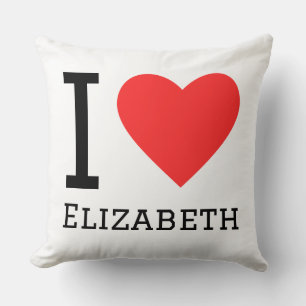 Ich liebe Elizabeth Kissen