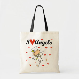 Ich liebe Engel T-Shirts und Geschenke Tragetasche