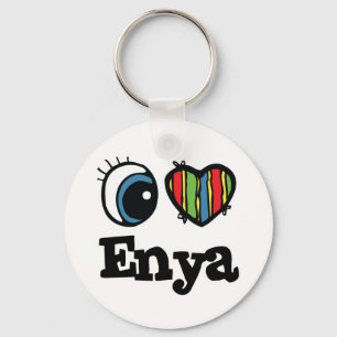 Ich liebe Enya Schlüsselanhänger
