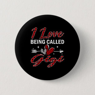 Ich liebe es, Gigi Xmas Weihnachten Familie genann Button
