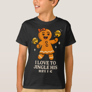Ich liebe es, ihren Strumpf zu stopfen, passend zu T-Shirt