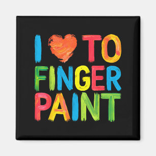 Ich liebe es, Valentinstag-Paare mit Fingern zu ma Magnet