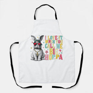 Ich liebe es, wenn du mich großer Hoppa Bunny Oste Schürze