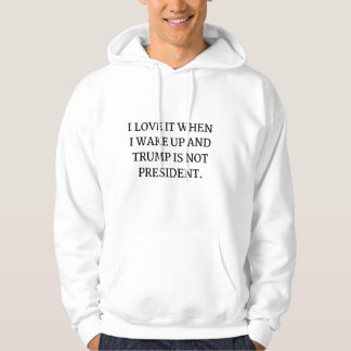 ICH LIEBE ES, WENN ICH WECKTE AUF UND TRUMP IST NI HOODIE
