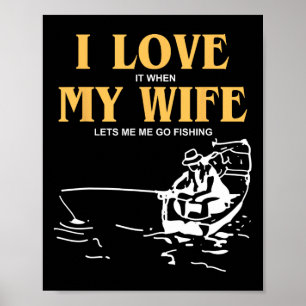 Ich Liebe es, wenn meine Ehefrau Lasse, gehen Funn Poster
