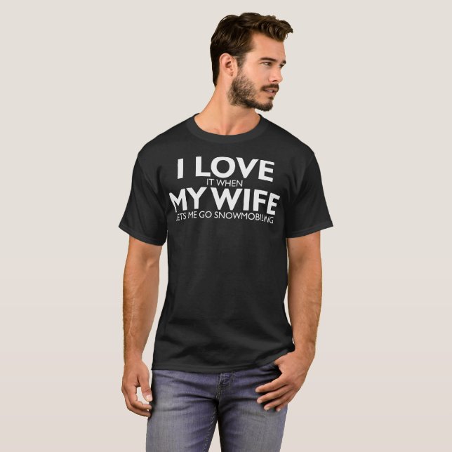 Ich Liebe es, wenn meine Ehefrau mir Lasse, ins Sc T-Shirt (Vorne ganz)