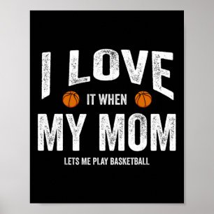 Ich liebe es, wenn meine Mutter mich Sketll spiele Poster