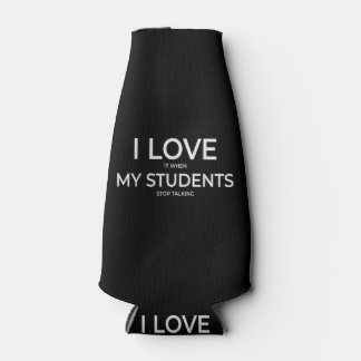 Ich liebe es, wenn meine Schüler aufhören, über di Flaschenkühler