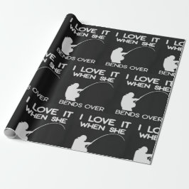 ICH LIEBE ES, WENN SIE NUTZT ÜBER GESCHENKPAPIER