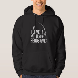 Ich Liebe es, wenn sie über den Fischfang schwappt Hoodie