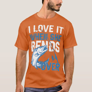 Ich Liebe es, wenn sie über Männer hinwegfliegt. T-Shirt