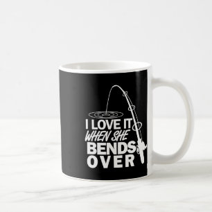Ich Liebe es, wenn sie überschwemmt - Funny Fishin Kaffeetasse