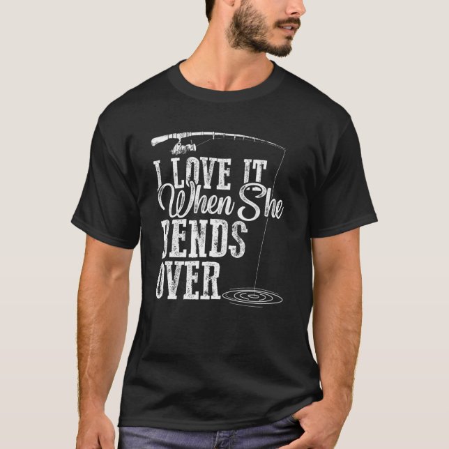 Ich Liebe es, wenn sie überschwemmt - humorvolle F T-Shirt (Vorderseite)