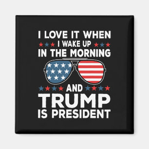 Ich Liebe es, wenn Trump Präsident 47 wird. Magnet