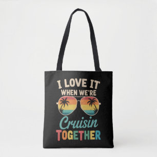 Ich liebe es, wenn wir gemeinsam auf einem Kreuzfa Tasche