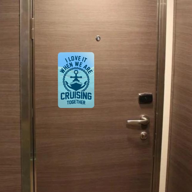 Ich Liebe es, wenn wir gemeinsam reisen - Tür Magnet (Von Creator hochgeladen)