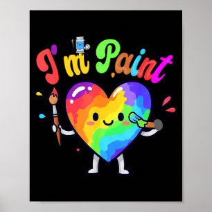 Ich liebe es, zu fingern, ich male süßes Paar Vale Poster