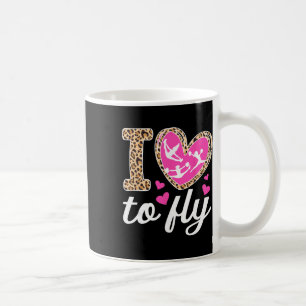 Ich liebe es zu fliegen Cheer Flyer Cheerleader Fl Kaffeetasse